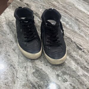 Golden Goose Midstar Black and White Sneakers